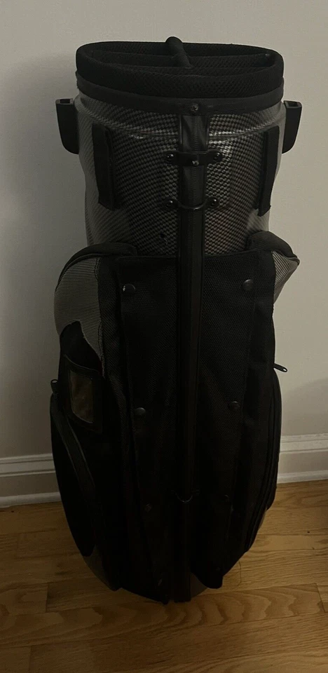 Bolsa de golf Bag Boy con ruedas carcasa rígida 5 divisores de palos con 4 bolsillos camisetas incluidas Foto 3 de 4