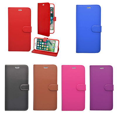 Hülle für Apple iPhone 7 iPhone 8 Brieftasche Flip PU Leder Ständer Kartenfach Cover 
