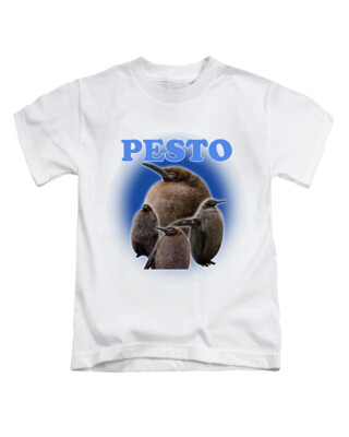 Pesto der Pinguin Erwachsene T-Shirt süß viral Meme Trending Pinguin Tee Top neu