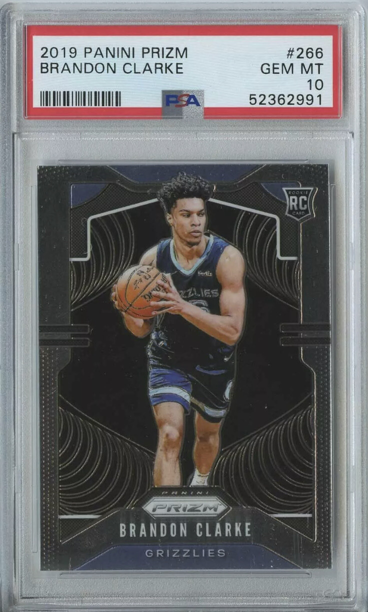 Brandon Clarke 2019 20 Panini Prizm Basketball #266 Grizzlies RC Rookie PSA 10
