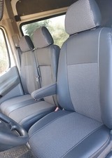 Sitzbezüge nach Maß Kunstleder Jacquard J1 passend für Fiat Ducato ab 2014