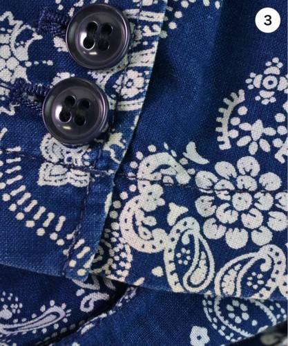 SOPHNET. Tailored Jacket BluexWhite(Total pattern) S 2200464748076 - Picture 8 of 9
