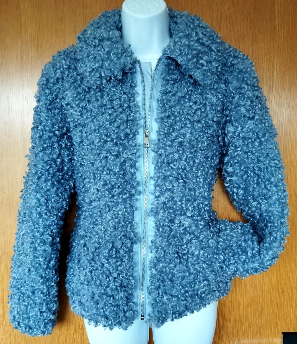 Jeans jacket with Russian sable fur for women – Fur Caravan