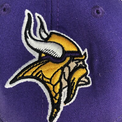Minnesota Vikings Hat Cap Purple Gold Embroidery NFL  display picture 1