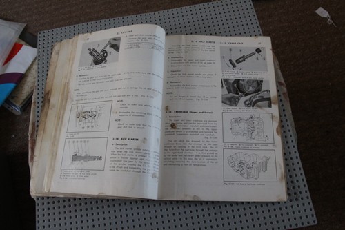 Rare Vintage 1971 HONDA CB250 CB350 CL250 CL350 Motorcycle Shop Manual - Picture 7 of 8
