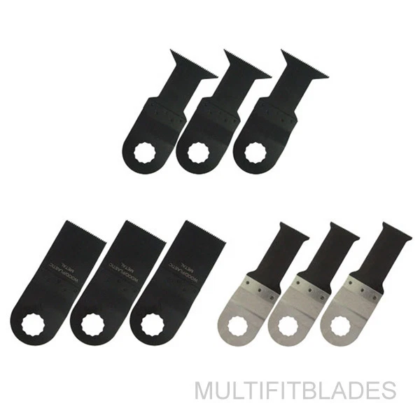 9pc Oscillating Tool Bi-Metal Saw Blades Kit - fits older Ryobi Job Plus models - Photo 1/1