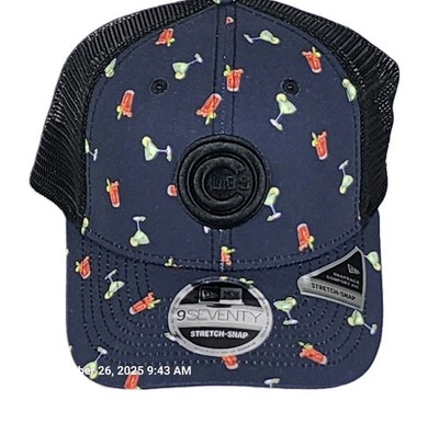 New Era 9seventy Chicago Cubs Adventure Drinks Hat Cap New Rare Snapback Adult