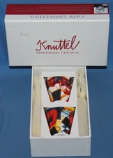 Set of 2 Knuttel Tipperary Crystal The Café Collection Egg Cup & Spoons