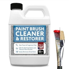 32oz Paint Brush Cleaner & Restoring Liquid - Acrylic Paint Brush Cleaner