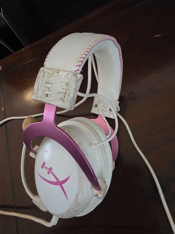 2016 HyperX Cloud I Wired Over-Ear Gaming Headset - With Bag - Pink Kingston - Image 3 of 4