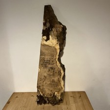 Waney Edge Burr Oak Character Slab Wood Turning Blank
