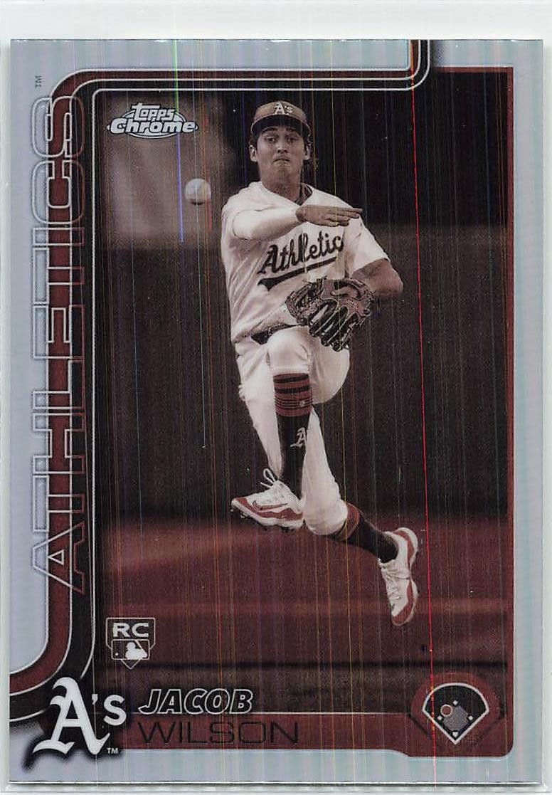 2025 Topps Chrome #96 Jacob Wilson Sepia Refractors