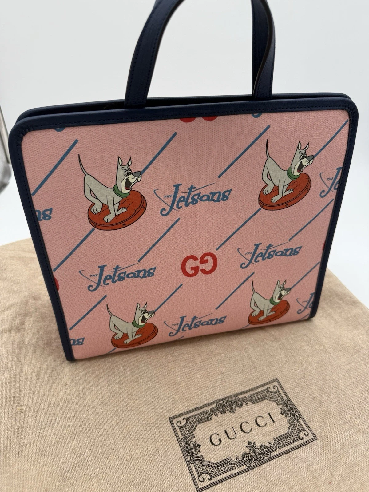 Borsa Gucci X The Jetsons in tela rivestita