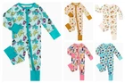 NEW Nemo Monster's Inc Princess Lion King Fox Hound Baby Bamboo Pajamas Sleeper