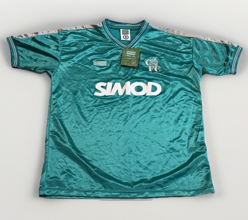 Camiseta de fútbol local vintage Chelsea FC 1986 kit XL Coors retro rara - Imagen 3 de 5