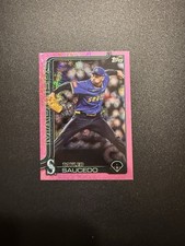 Topps 2025  Update Series Pink Holo Foil Parallel Tayler Saucedo Mariners US226