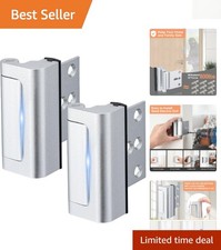 Childproofing Door Locks 2-Pack - Heavy-Duty Security with 800 lbs Resistance