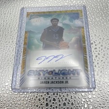 Topps 2024-25 Chrome Jaren Jackson Jr. Sky-Light Signatures Auto #SLS-JJJ 45/50
