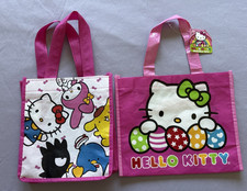 Set Of Two Hello Kitty Small Tote Bags One for Easter