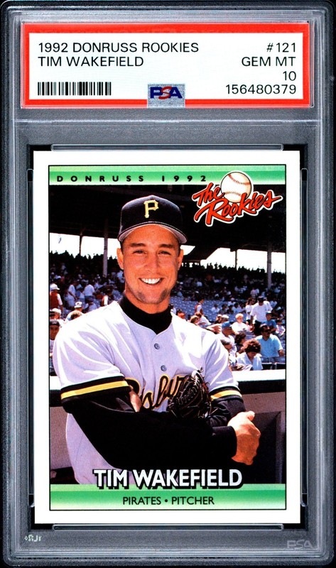 1992 Donruss Rookies Tim Wakefield PSA 10 Pittsburgh Pirates RC