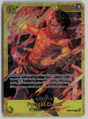#ad #ad Portgas.D.Ace OP07 119 SEC One Piece TCG $10.00