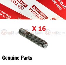 Genuine Lexus GX470 UZJ120 2UZ Exhaust Manifold Stud Bolt Set x16