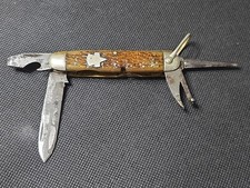 Vintage Antique EC Simmons Keen Kutter Folding Pocket Knife Utility Tool