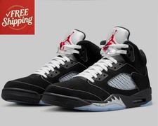 Jordan 5 "BLACK METALLIC REIMAGINED" Men's Basketball Shoes High Top