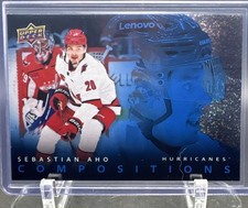 2025-26 Upper Deck Series 1 - Compositions Sebastian Aho #CMP-27 Speckle