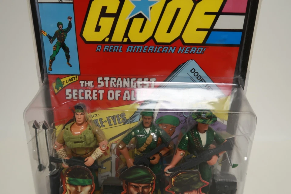 GI Joe 3.75" Tommy Arashikage Lonzo R Wilkinson Figuras Clasificadas Paquete de Cómics Foto 3 de 4