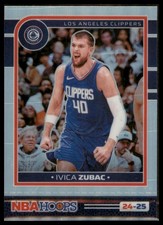 2024-25 Hoops #64 Ivica Zubac Premium Prizms Silver