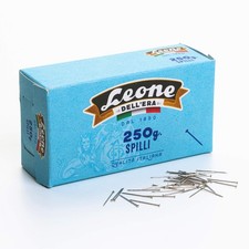Spilli in ferro nichelato Leone Dell'Era - Scatola di cartone da 250 g. - N°3 
