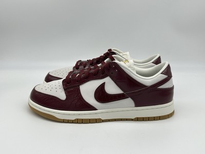 Nike Dunk Low LX Men's Size 12.5 Women's 14 Team Red Crocodile FJ2260-004