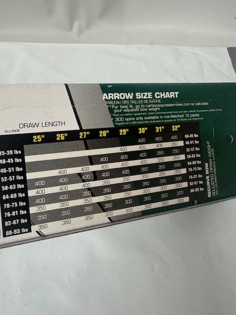 Carbon Express Destroyer PileDriver .400- 6 Pack Arrows-51180*New Foto 3 de 4