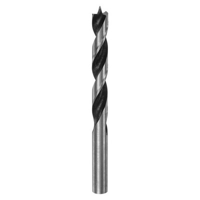 Brad Point-Bohrer DM 10mm/0,4'' Rundschaftbohrer aus Kohlenstoffstahl 120mm