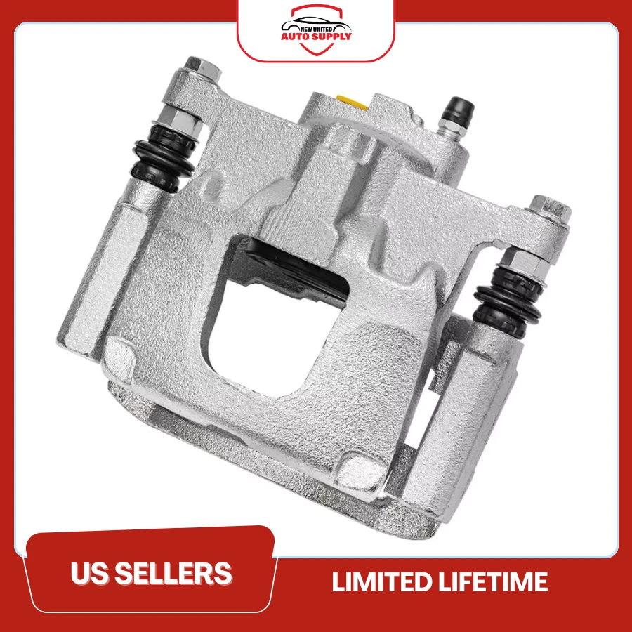 Pinza de freno trasera derecha del lado del pasajero con conjunto de soporte para Jeep Wrangler JK Foto 2 de 2