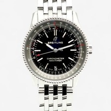 Breitling Navitimer 38 Medium Men's Steel Watch Black Dial Automatic 147575613