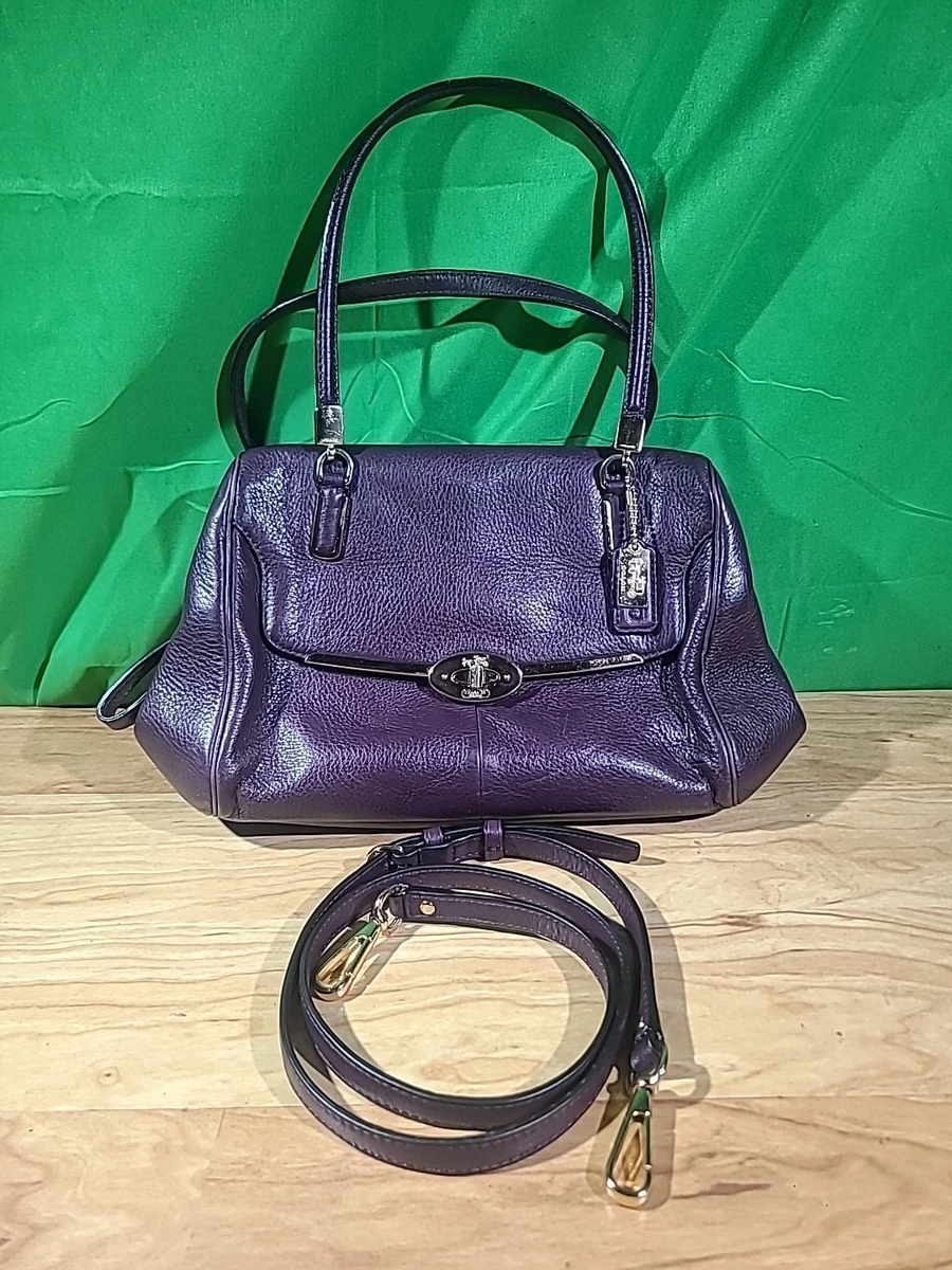 Coach Madison Satchel/Top Handle Bag Purple Bags & Handbags for
