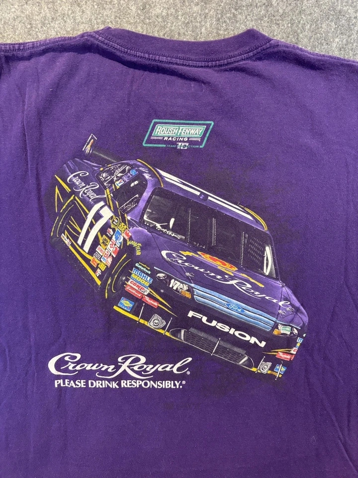Camisa para hombre NASCAR Matt Kenseth Crown Royal Roush Fenway Racing talla XL Foto 3 de 4