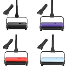 Carpet Floor Sweeper Manual 6.7/7.87 inch Width Sweeping Paths Non Electric