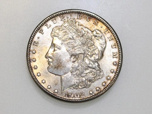 1902-O $1 MORGAN SILVER ONE DOLLAR GEM BU