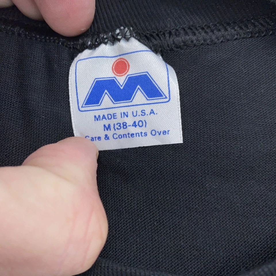 Vintage Hybrid Ice Shirt Mens XS Black FM104 Rocks Rock Concert Tour Band 80s - Image 4 of 4