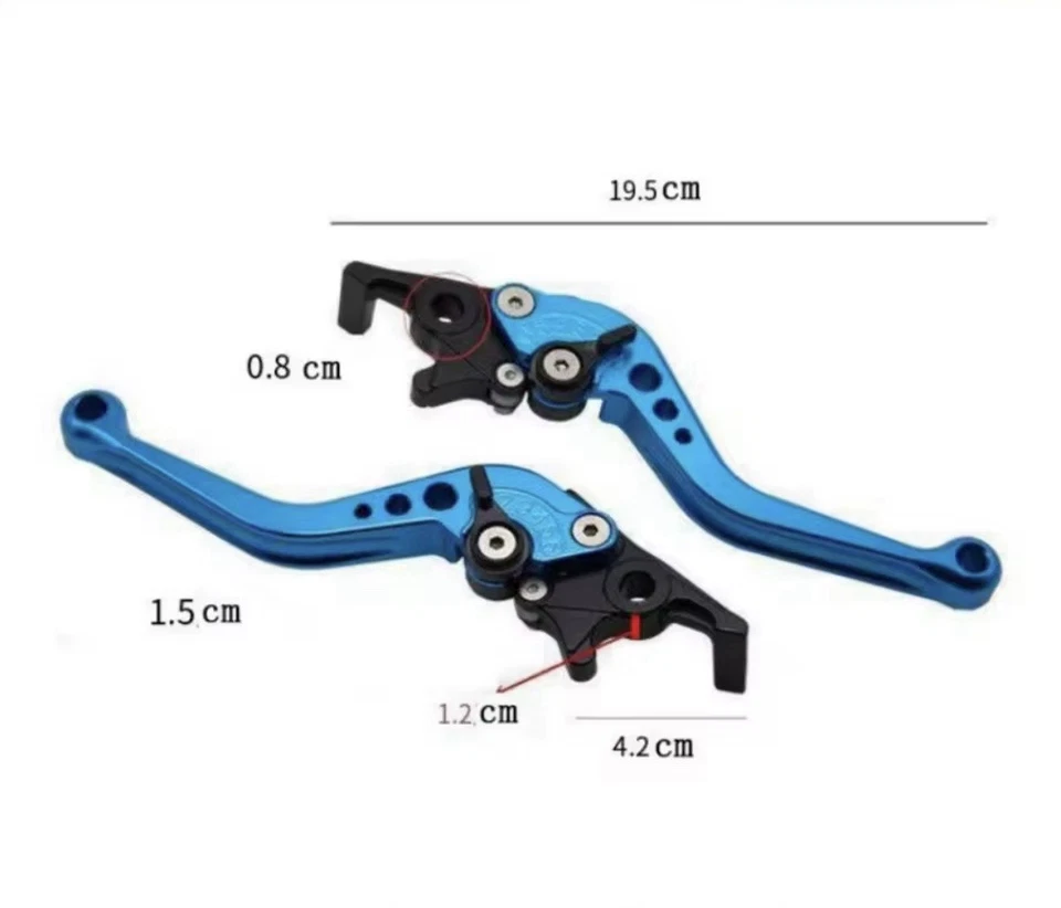 Leve Freno Doppio Disco In CNC Regolabili Per Scooter Universali Tutti i Colori - Image 2 of 4