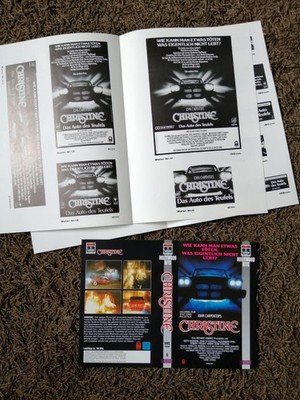 Christine   VHS Cover + Matern    John Carpenter / Stephen King
