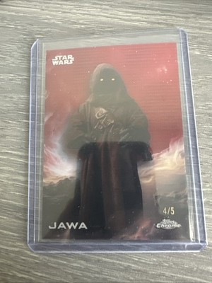 topps chrome Star Wars Jawa  4/5