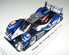1/43 Spark Peugeot 908  Car #8 3rd  Place  2011 24 H of Le Mans  S2593