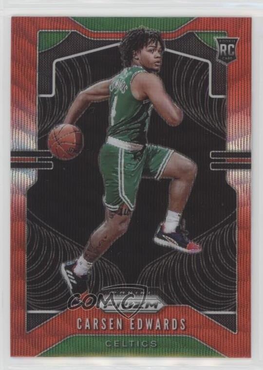 2019-20 Panini Prizm Rookie Ruby Wave Prizm Carsen Edwards #276 fm0