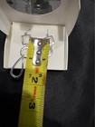  2 pair Silver? earrings and black silver? bracelet — photo 4
