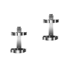 2 Pieces Fire-fighting Equipment Bracket Extinguisher Hook Wall Mount