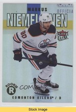 2021-22 Upper Deck Fleer Ultra Rookies Rainbow Foil Markus Niemelainen READ 0y6p